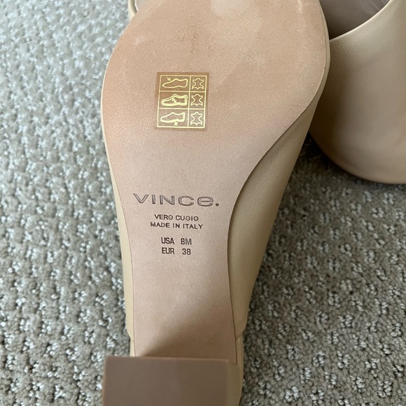 Vince Vero Cuoio tan leather sandal Sz 8  - never worn - Picture 3 of 4
